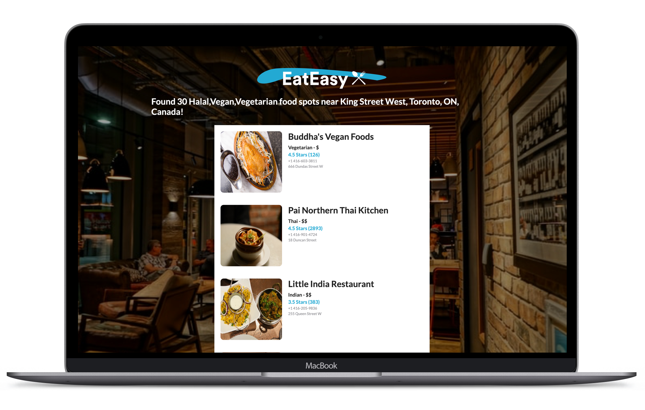 EatEasy macbook preview